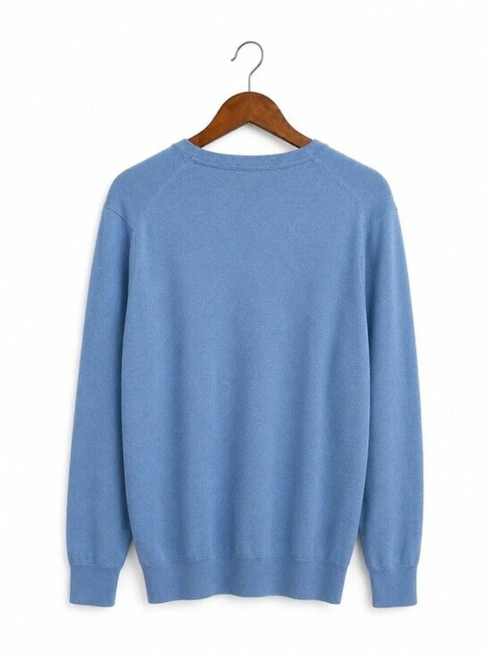 Banana Republic Luxury Blend Men's Silk Cashmere Cotton V-Neck Sweater Blue XL